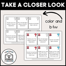 Load image into Gallery viewer, Independence Day Writing and Drawing Prompts for Kids