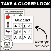 Load image into Gallery viewer, Letter A Scavenger Hunt Packet
