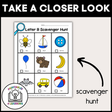 Load image into Gallery viewer, Letter B Scavenger Hunt Packet