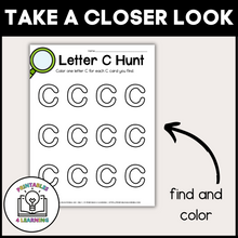 Load image into Gallery viewer, Letter C Scavenger Hunt Packet