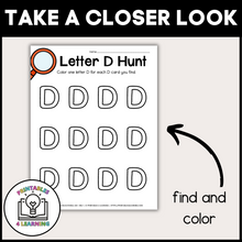 Load image into Gallery viewer, Letter D Scavenger Hunt Packet