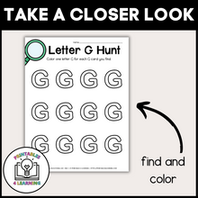 Load image into Gallery viewer, Letter G Scavenger Hunt Packet