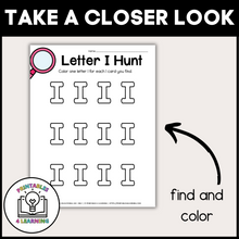 Load image into Gallery viewer, Letter I Scavenger Hunt Packet