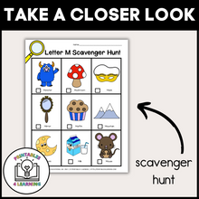 Load image into Gallery viewer, Letter M Scavenger Hunt Packet