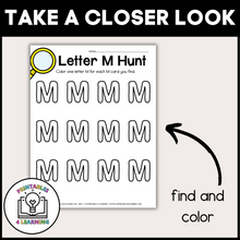Load image into Gallery viewer, Letter M Scavenger Hunt Packet