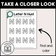 Load image into Gallery viewer, Letter N Scavenger Hunt Packet