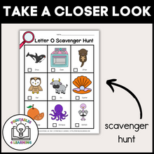 Load image into Gallery viewer, Letter O Scavenger Hunt Packet