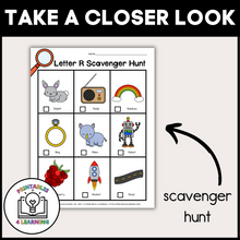 Load image into Gallery viewer, Letter R Scavenger Hunt Packet