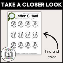 Load image into Gallery viewer, Letter S Scavenger Hunt Packet