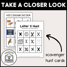Load image into Gallery viewer, Letter X Scavenger Hunt Packet