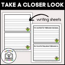 Load image into Gallery viewer, Halloween Monster Cut and Paste Craft with Visual Directions