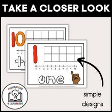 Load image into Gallery viewer, Number Playdough Mats 0-10 | Printable Playdough Mats for Number Recognition