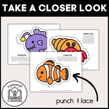 Load image into Gallery viewer, Ocean Lacing Cards