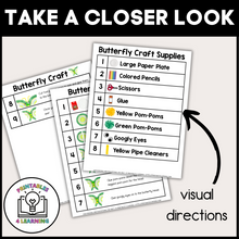 Load image into Gallery viewer, Butterfly Paper Plate Craft with Visual Instructions