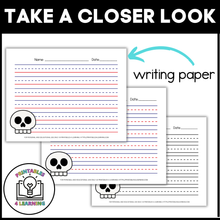 Load image into Gallery viewer, Skull Paper Plate Craft with Visual Instructions