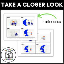 Load image into Gallery viewer, Moon Paper Plate Craft with Visual Instructions
