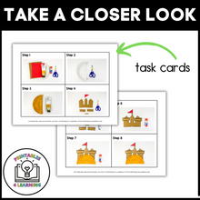 Load image into Gallery viewer, Sand Castle Paper Plate Craft with Visual Instructions