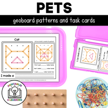 Load image into Gallery viewer, Pet Geoboards | Task Cards and Full Page Geoboard Activities