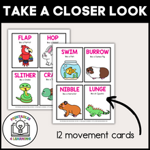 Load image into Gallery viewer, Pets Movement Cards for Brain Break Activities