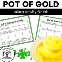 Load image into Gallery viewer, Pot of Gold Fizzing Science Experiment | St. Patrick's Day Chemical Reactions