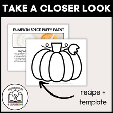 Load image into Gallery viewer, Pumpkin Spice Puffy Paint Craft for Kids