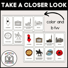 Load image into Gallery viewer, Albania Color and Trace Book for Kids