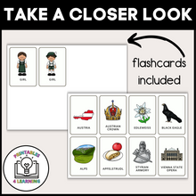 Load image into Gallery viewer, Austria Color and Trace Book for Kids