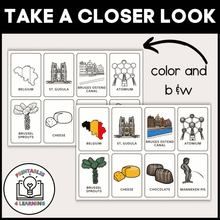 Load image into Gallery viewer, Belgium Color and Trace Book for Kids