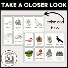 Load image into Gallery viewer, Austria Color and Trace Book for Kids