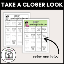 Load image into Gallery viewer, Reading BINGO - Monthly and Seasonal Reading Logs