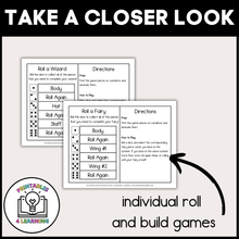 Load image into Gallery viewer, Roll and Build a Fairy Tale - 10 Cut and Paste Crafts