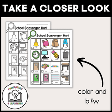 Load image into Gallery viewer, School Scavenger Hunt Packet