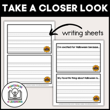 Load image into Gallery viewer, Halloween Spider Web Cut and Paste Craft with Visual Directions