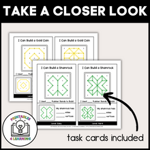 Load image into Gallery viewer, St. Patrick's Day Geoboards | Task Cards and Full Mat Geoboard Activities