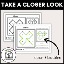 Load image into Gallery viewer, St. Patrick's Day Geoboards | Task Cards and Full Mat Geoboard Activities