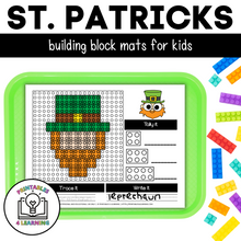 Load image into Gallery viewer, St. Patrick's Day Building Brick Mats