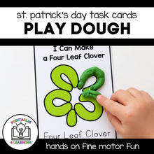 Load image into Gallery viewer, St. Patrick's Day Play Dough Task Cards | St. Patrick's Day Fine Motor Activity
