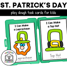 Load image into Gallery viewer, St. Patrick's Day Playdough Task Cards | St. Patrick's Day Fine Motor Activity