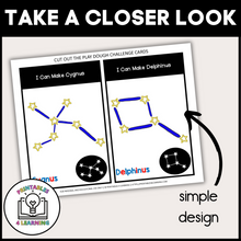 Load image into Gallery viewer, Constellation Playdough Task Cards | Star Constellations Activity