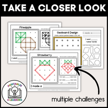 Load image into Gallery viewer, Summer Geoboards | Task Cards and Full Mat Geoboard Activities