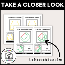 Load image into Gallery viewer, Summer Geoboards | Task Cards and Full Mat Geoboard Activities