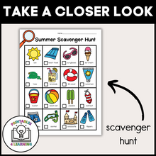 Load image into Gallery viewer, Summer Scavenger Hunt Packet