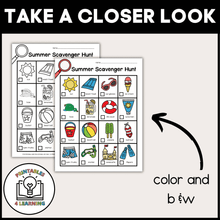 Load image into Gallery viewer, Summer Scavenger Hunt Packet