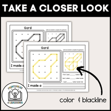 Load image into Gallery viewer, Thanksgiving Geoboards | Task Cards and Full Mat Geoboard Activities