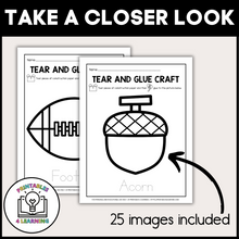 Load image into Gallery viewer, Thanksgiving Torn Art Crafts | Preschool and Kindergarten Fine Motor Activity