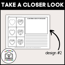 Load image into Gallery viewer, Valentine's Day Writing and Drawing Prompts for Kids