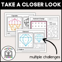 Load image into Gallery viewer, Valentine's Day Geoboards | Task Cards and Full Mat Geoboard Activities