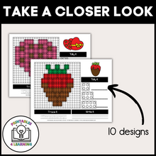 Load image into Gallery viewer, Valentines Day Building Brick Mats