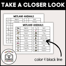 Load image into Gallery viewer, Who Am I? Headbands Game - Wetland Animals Edition