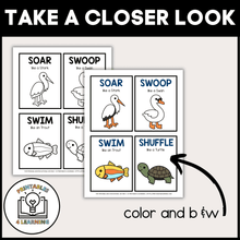 Load image into Gallery viewer, Wetland Animal Movement Cards for Brain Break Activities